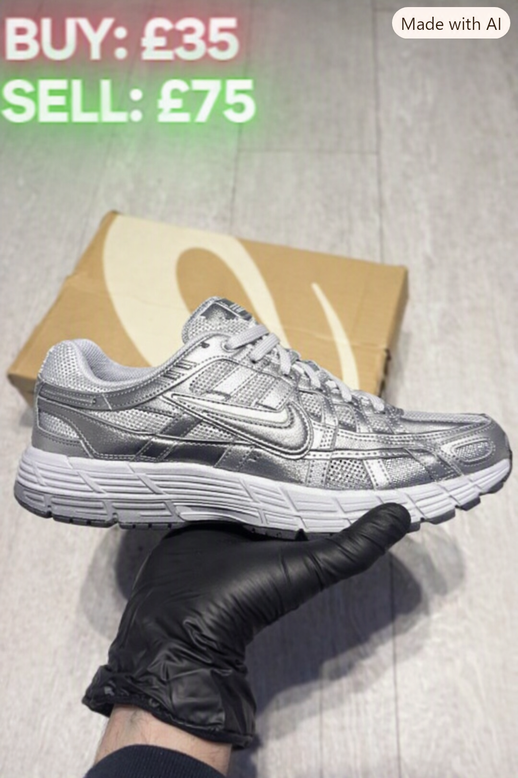 Nike P6000 (Metallic Silver)